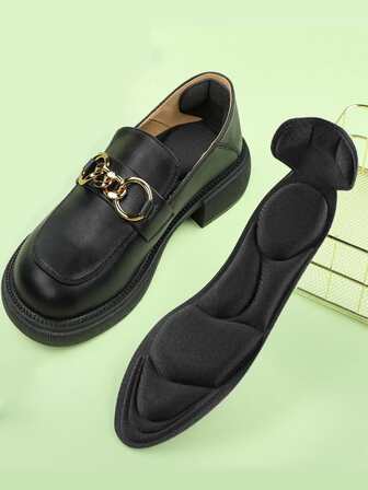 2-In-1 Shoe Insoles T-Shaped Heel Pads With Anti-Slip And Sweat Absorption Features, Massage, Shock Absorption, Pain Relief And Breathable, Can Be Cut To Size For Women High Heels And Men Sneakers Shoes Summer Daily Wear