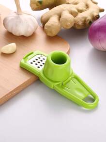 Kitchen Mini Tool Set- Garlic Grinder, Garlic Peeler, Ginger Grinder, Garlic Slicer, Garlic Press & Spice Grater - Green - View 3