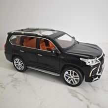 1 件黑色商务越野车模型，锌合金制成，带可打开的车门，儿童仿真玩具车可作为生日礼物