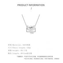 OMID S925纯银材质简约圆珠锁骨链，时尚纯银饰品，个性化女士配饰，礼品
