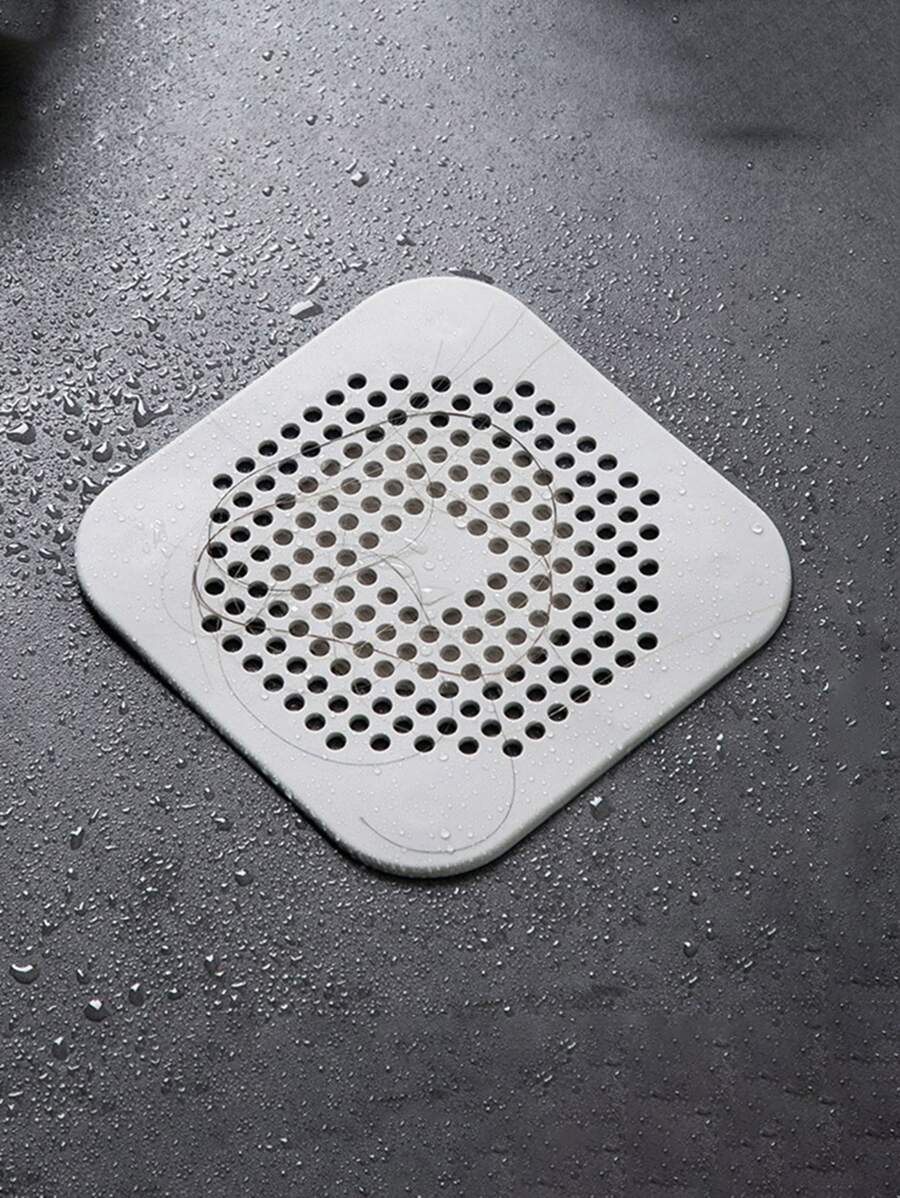 Bathroom Grey Silicone Drain Cover Home Bathroom Decor Bath Rug Floor Carpet Outdoor Rug Door Mat Fall Decor Bathroom Accessories Back To School Entryway Decor