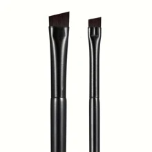 2支/套 刀片眼线刷 超细斜角刀片眉刷 毛毛虫刷 平头斜角眉刷 眉粉化妆刷 美妆工具，化妆刷套装，化妆刷组合，化妆刷套装，全套化妆刷，化妆刷套装，全套化妆工具，化妆刷套装，化妆刷套装，化妆礼盒套装 - 彩色 - 查看 2