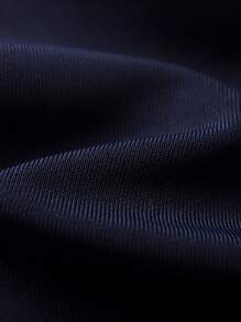 Annil Boys And Girls Summer Long Sleeve Sun Protection Kids One Piece Swimsuit With Swim Cap 2-Piece Set Dark Blue - Navy Blue - View 7