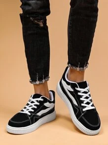 Männer Retro Farbblock, lässig Sneakers , All-Match Outdoor Fashion Schuhe