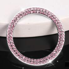 水钻装饰汽车一键启动贴纸 - 粉色 - 查看 3