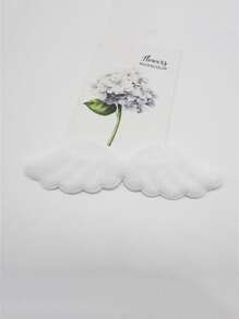 30pcs White Plush Angel Wing Cake Topper Decoration Accessory