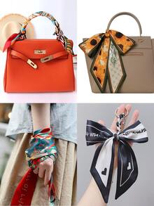 Khăn quàng cổ in họa tiết chấm bi - Nhiều màu - Xem 6