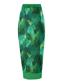 Váy Chiffon Đi Biển Sexy Slimming Mới Mùa Hè - màu xanh lá - Xem 2