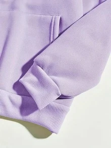MURAMASA Heart Print Hoodie - Purple - View 4