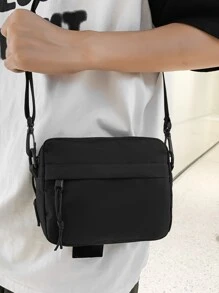peach tree Geantă de umăr mini minimalistă, culoare solidă, casual, din nailon, rezistentă la apă, geantă crossbody zilnică, vacanță, călătorii, cadouri pentru studenți în aer liber, geantă de umăr pentru laptop, geantă de depozitare, geantă de centură, geantă messenger, geantă crossbody, rechizite școlare, poșetă, geantă mini, geantă mică, geantă de mână, genți laterale, articole de viață noi pentru studenți, bărbați, esențiale, poșetă esențială, geantă mică, geantă de corp, husă