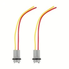 2入組尾纖母插座 194 168 T10 PGS 前後轉向信號燈插頭 兼容零件號：194 168 T10 楔形 W2.1x9.5d 147 152 158 158LL 159 160 161B 161 161LL 168A 168 168LL 168ST 168 NA 168NALL 175 184 192 193 194 194B 194LL 194ST 194NA 194NALL 259 280 285 447 464 501 555 558 585 655 656 657 658 1250 1251 1252 2450 2652 2821 2821LL 2825 2825LL 2825ST 2825L 2827 2827LL 2886X 2921 3652 3652LL 12256 12961 PC175 PC579 W3W W5WB W5W WY5W 921 T15 T16 楔塊 W2.1x9.5d 579 579LL 901 902 904 904NA 904LL 906 906NA 906LL 908 909 912 912LL 914 915 916 916NA 916LL 917 917LL 918 920 920LL 921 921K 921LL 9 21ST 922 923 926 927 928 939 W16W 產品：2入組 T10 汽車轉向燈剎車燈儀表燈尾燈插座連接器型號：T10 適用於：T10 插頭 材質：ABS 和 銅線 適用電壓：12V 安裝：即插即用 長度：15cm 包裝清單：2入組 插座（不含燈） - 彩色 - 查看 9