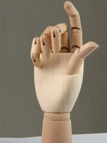 قطعة عارضة أزياء خشبية بسيطة لتزيين اليد ، يد خشبية قابلة للعرض - مشاهدة 6