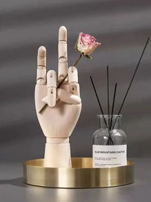 قطعة عارضة أزياء خشبية بسيطة لتزيين اليد ، يد خشبية قابلة للعرض - مشاهدة 3