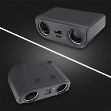 1pc Multi-functional Car Charger - Apricot - View 2