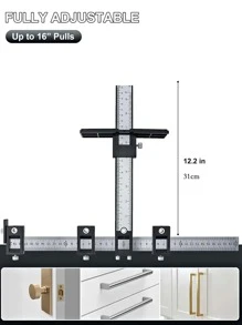 櫥櫃五金工具木工鑽頭洞指導適用於門和抽屜把手安裝1入組 - 彩色 - 查看 5
