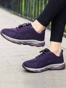 Mujer Zapatos deportivos con cordón , casual con de moda para actividades al aire libre - Morado - Ver 4