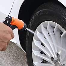 High Pressure Washer Car Wash Sprayer Gun, 12V Car Washer Gun Water Pump Pressure Cleaner Mini Portable Self-Priming Electric Washing Machine for Auto Detailing, Car Washing - 黑色 - 查看 4