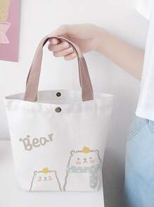 New Japanese Style Ins Personalized Student Messenger Bag Shopping Storage Bag Casual Lady Handbag Female Canvas Bag - Blue - View 5