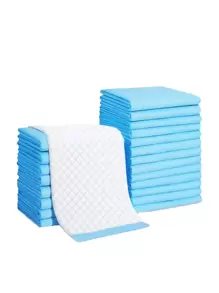 5入組吸水寵物墊,防水狗狗&貓小狗訓練墊,速乾表面紙尿褲適用於,旅行,和,英寸(小) - 藍色 - 查看 9