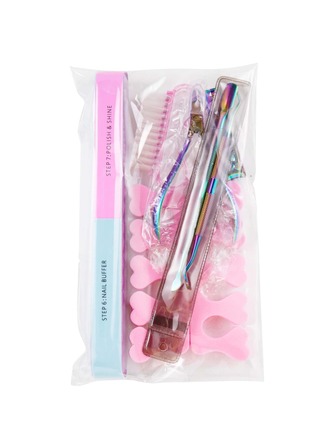 7pcs/Set Colorful Titanium Nail Clipper, Cuticle Pusher Manicure Tool Set, Nail Care Kit,Nail Supplies,Nail Tools,Nail Art Tools,Back To School,Nails,Nail Tools For Press On Nails,Manicure Pedicure Tools