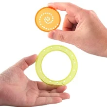 12 pièces Spirale Dessin Kit Art DIY guide Set D'outils Étudiants Rédaction Règle Pochoir Modèle Papeterie