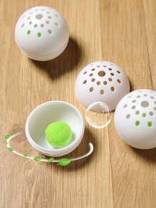 6入組日常使用鞋子除臭劑茶香清新劑球、鞋櫃和運動鞋 - 白色 - 查看 6