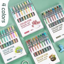 9 cái/bộ Phong cách Bắc Âu 0.5mm Nhanh khô Trung tính Bút mực Bộ Với Dễ thương Bút bi , Có thể Mở rộng Bút , Kẹo màu Công cụ tô sáng , Quyển sổ & Binder Clips , Văn phòng Quân nhu , Viết Công cụ - Nhiều màu - Xem 3