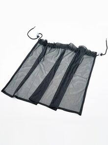Sun Protection Polyester Car Safety Seat Sun Shade Curtain - Black - View 4