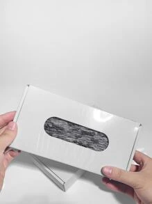 16 cái/bộ Inch Dày lên Retro Hạt gỗ Hình nền Bóc Và Gậy Tự dính Gạch Đối với Phòng bếp , Phòng tắm Cải tạo , Phòng khách , Nhà  Đồ trang trí Hình dán - Màu xám đen - Xem 4