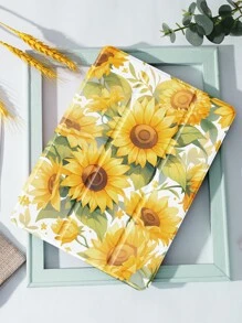 向日葵圖案保護套適用於iPad - 彩色 - 查看 1