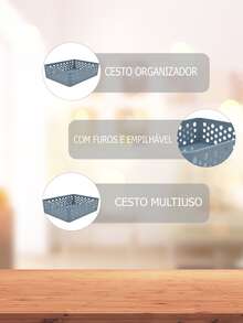 Storage Baskets - Blue - View 3