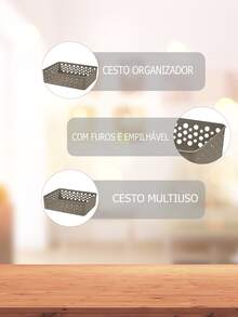 Storage Baskets - สีน้ำตาลสนิม - ดู 3