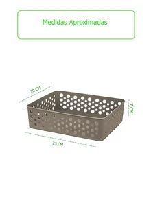 Storage Baskets - สีน้ำตาลสนิม - ดู 4