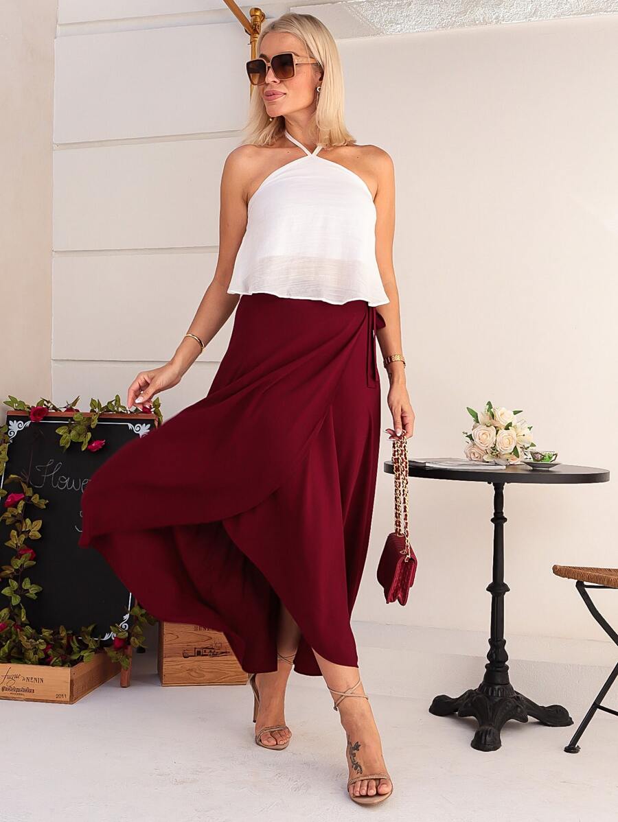 Women Skirts - Redwood - View 1