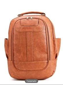 Women Functional Backpacks - Camel - View 4