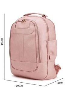 Women Functional Backpacks - Dusty Pink - View 3