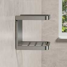 Space Aluminum White Tissue Box Holder - White - View 7