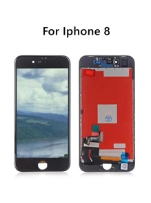 Phone LCD Screen Compatible With iPhone - Black - View 6