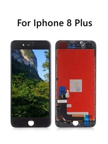 Phone LCD Screen Compatible With iPhone - Black - View 5