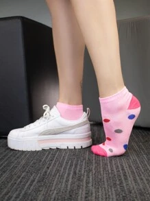 Women Crew Socks - 彩色 - 查看 6