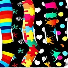 6雙/套女式壓縮襪和男式運動襪