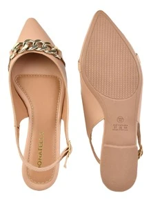 Women Flats - Màu be - Xem 5