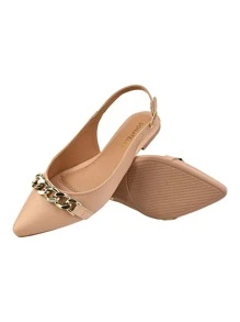 Women Flats - Màu be - Xem 4