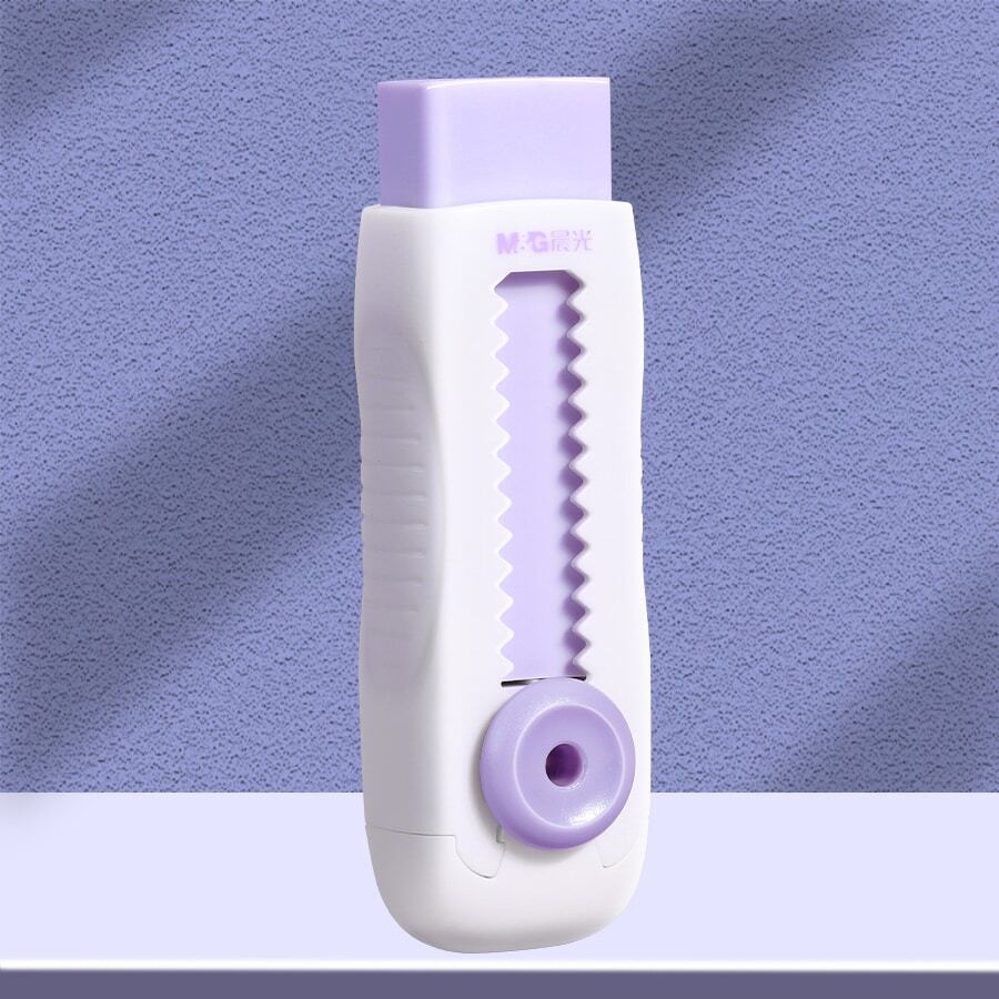 1 Miếng Trẻ em Cục tẩy Với Có thể thay thế Cốt lõi - Màu tím - Xem 1