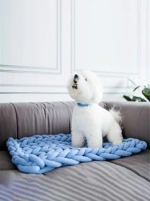 1入組500g超厚冰島手織毛線，適用於手織毛毯、枕頭、靠墊、織布條 - 墨綠色 - 查看 4