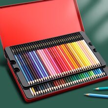 木彩色鉛筆,經典日常彩色鉛筆適用於成年人填色本 - 彩色 - 查看 2