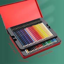 木彩色鉛筆,經典日常彩色鉛筆適用於成年人填色本 - 彩色 - 查看 6