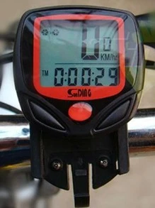 1 pieza Base ABS bicicleta velocimetro - Amarillo - Ver 4