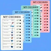 便攜式備忘錄清單板用於待辦事項計劃表兒童青少年成人提醒學生用品 7.87*4.72 英寸 - 彩色 - 查看 1