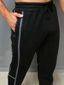 Men Sweatpants - màu đen - Xem 6